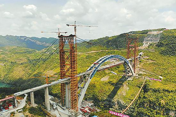 The Bridge Section of the Chengdu-Guizhou Railway Has Been Completed, And Track Laying Has Been Completed on the Sichuan Section.